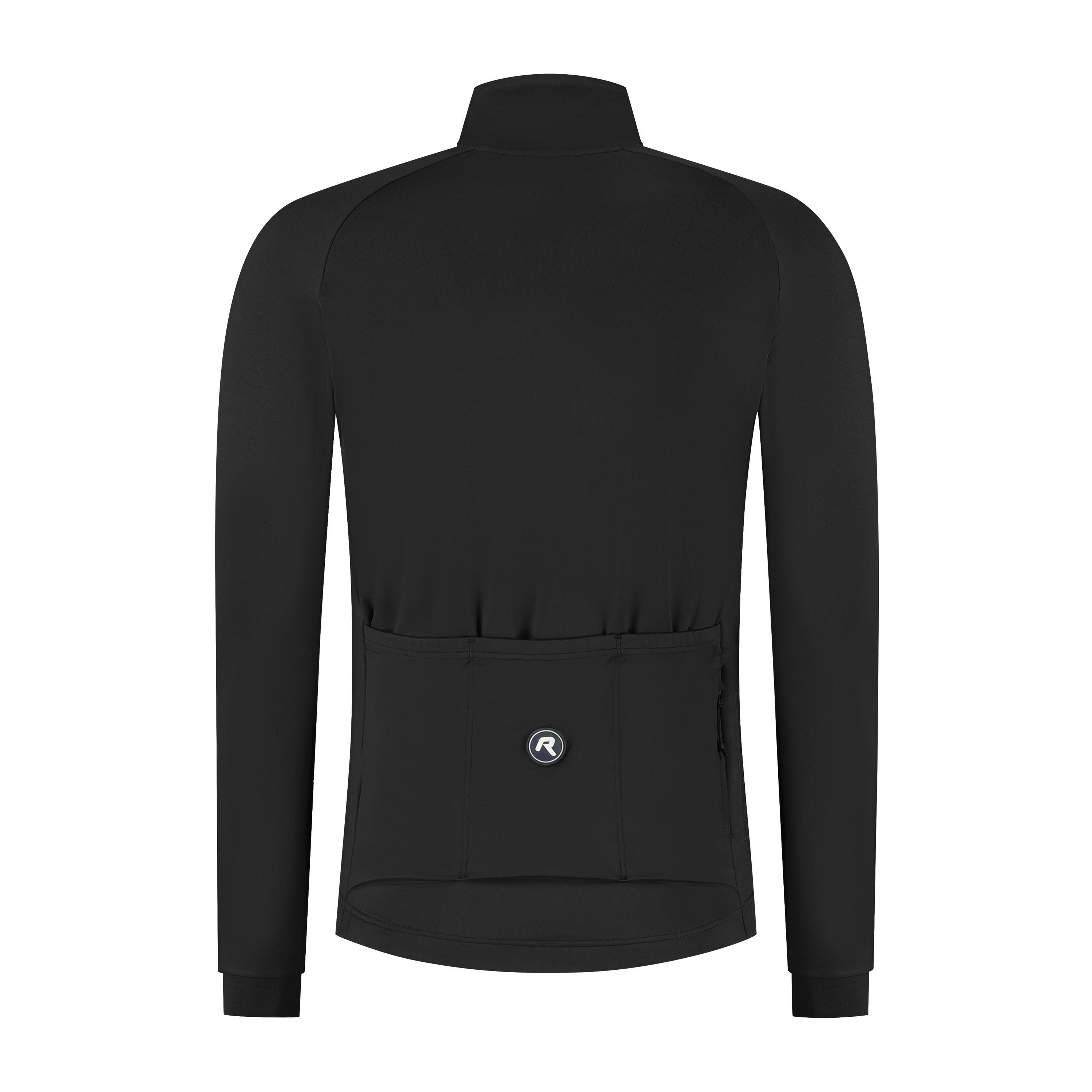Camisa de Ciclismo Masculina Manga Longa Preta Essential II 3/7