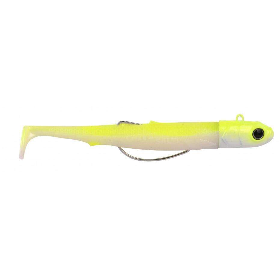 Spro Gutsbait Salt! 8 cm - 7 g, leurre souple Chartreuse Minnow 1/1