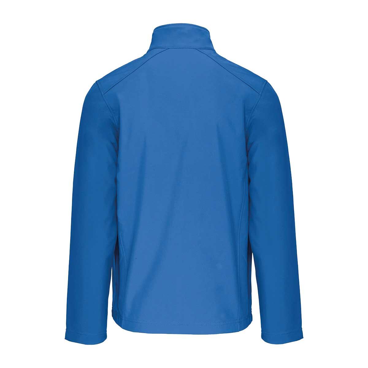 Mens Soft Shell Jacket (Aqua) 2/2