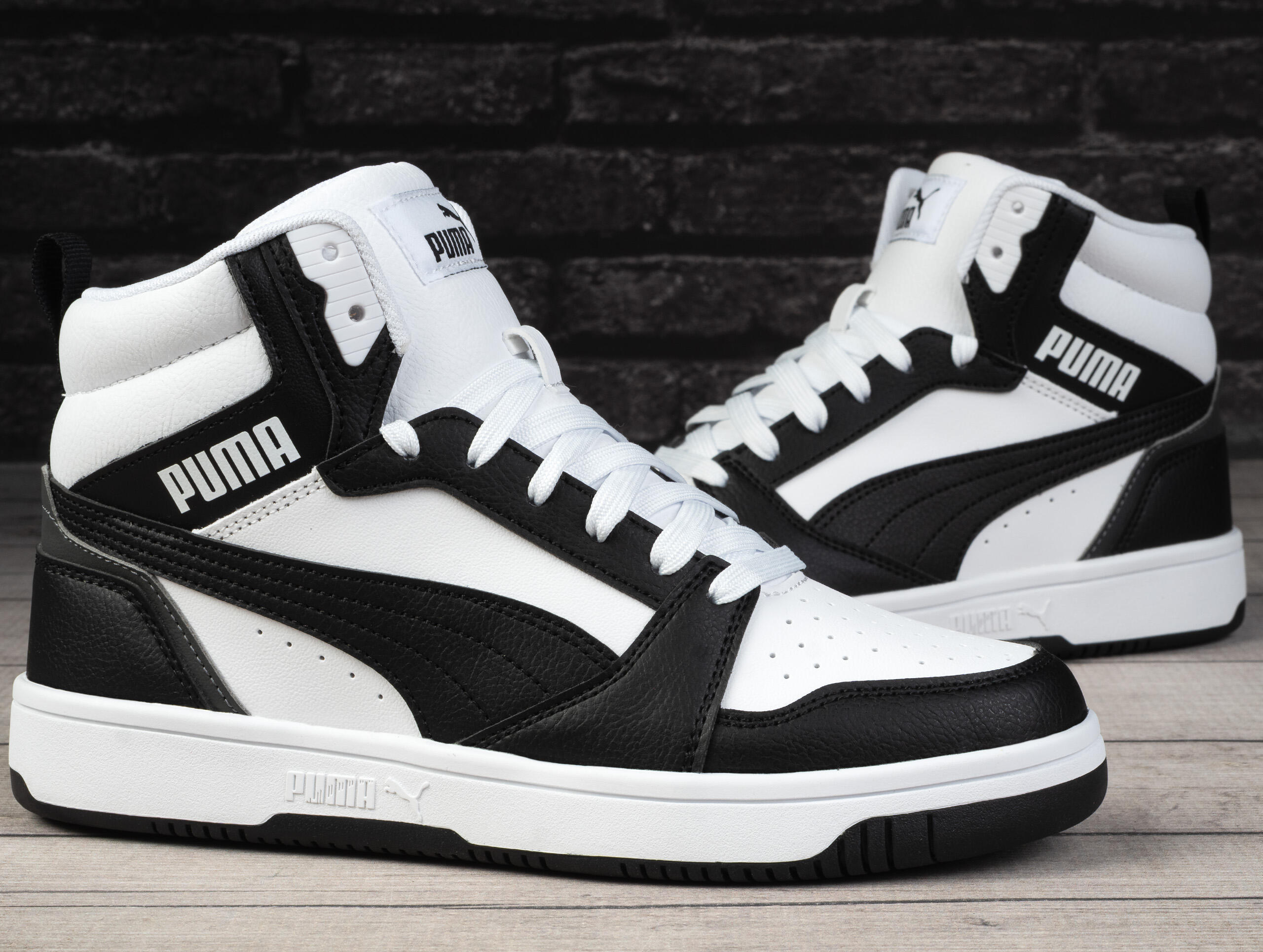 Buty sneakersy sportowe młodzieżowe Puma REBOUND V6 MID 2/5