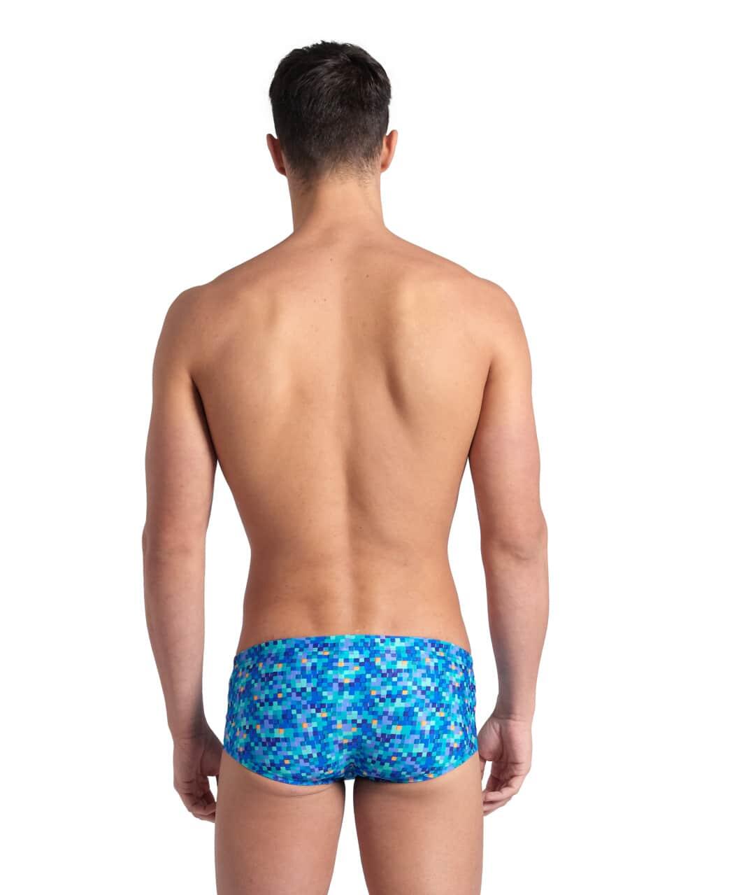 Short Uomo Arena Pooltiles Low Waist Short Blu Multi 2/5