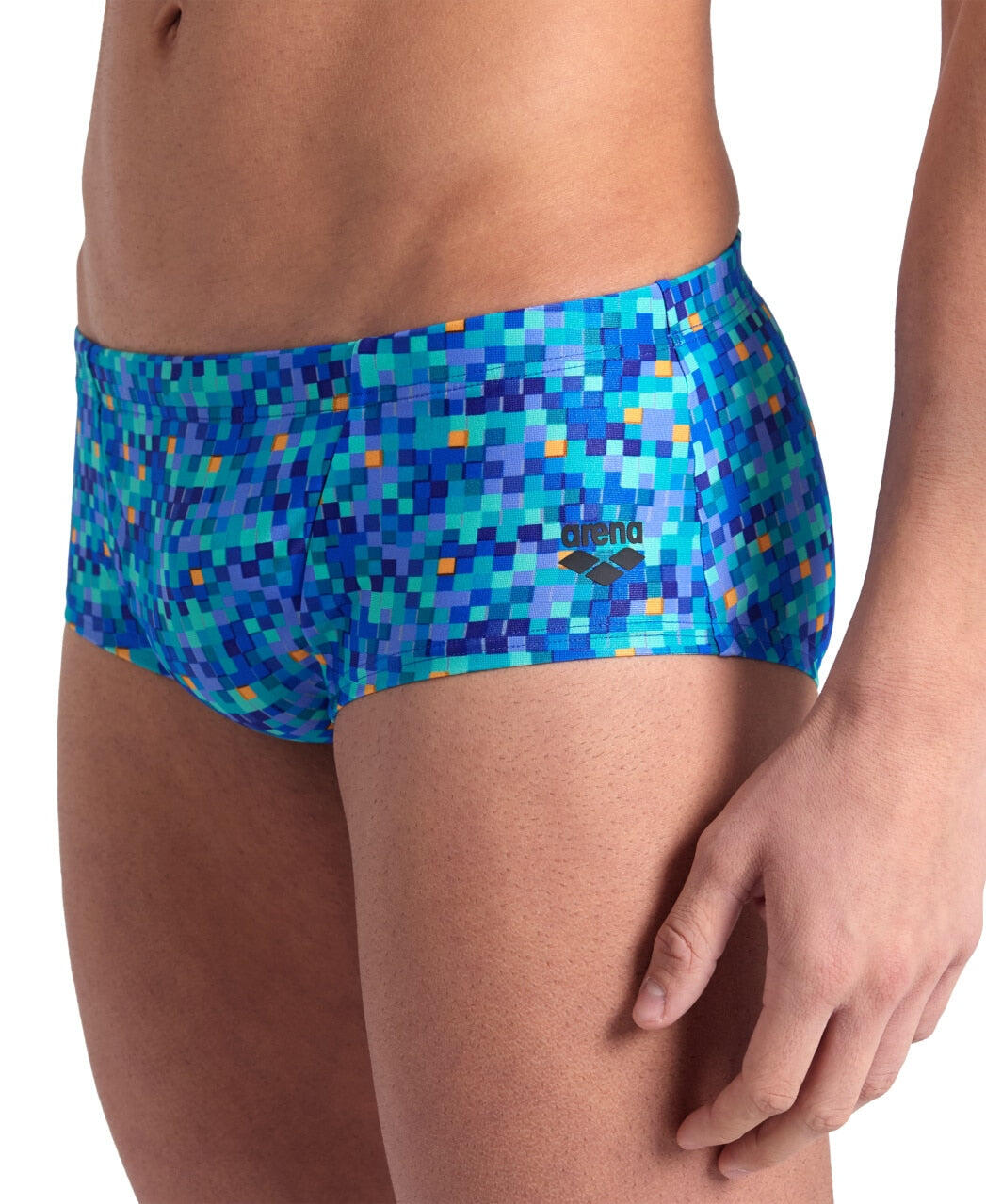 Short Uomo Arena Pooltiles Low Waist Short Blu Multi 4/5