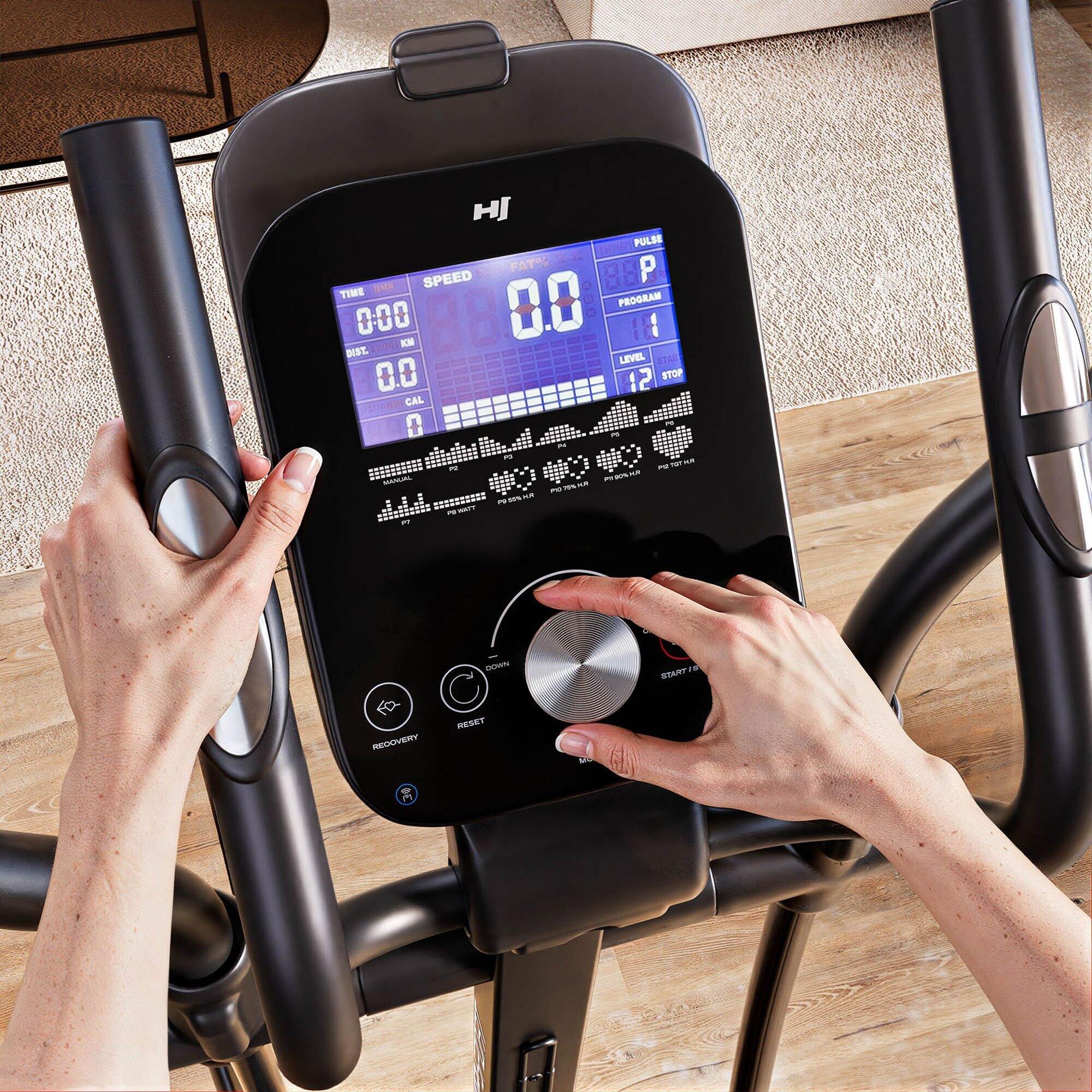 Vélo elliptique électromagnétique connecté Kinomap, Hop-Sport HS-5000C Rayner 7/7