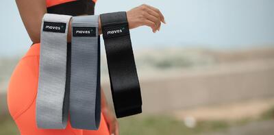 Loop band textil, set de 3, moves