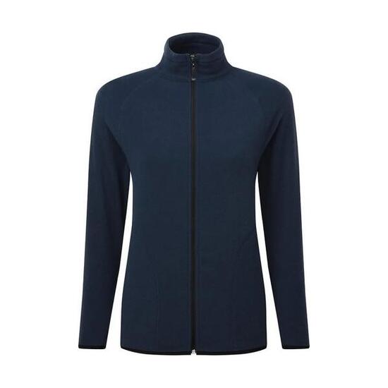 Veste Polaire Motif/style Zippé Femme (Bleu Marine)