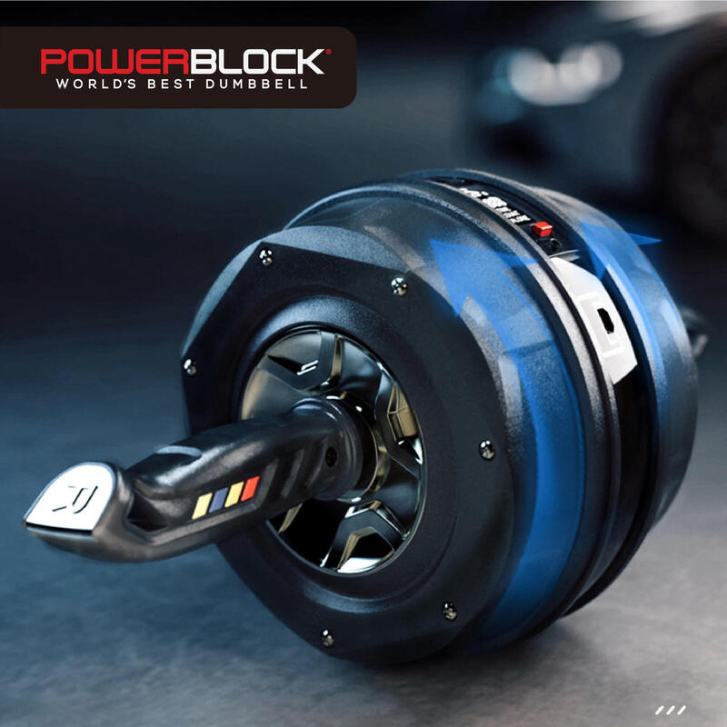 PowerBlock Smart Spring Loaded Assist Ab Wheel