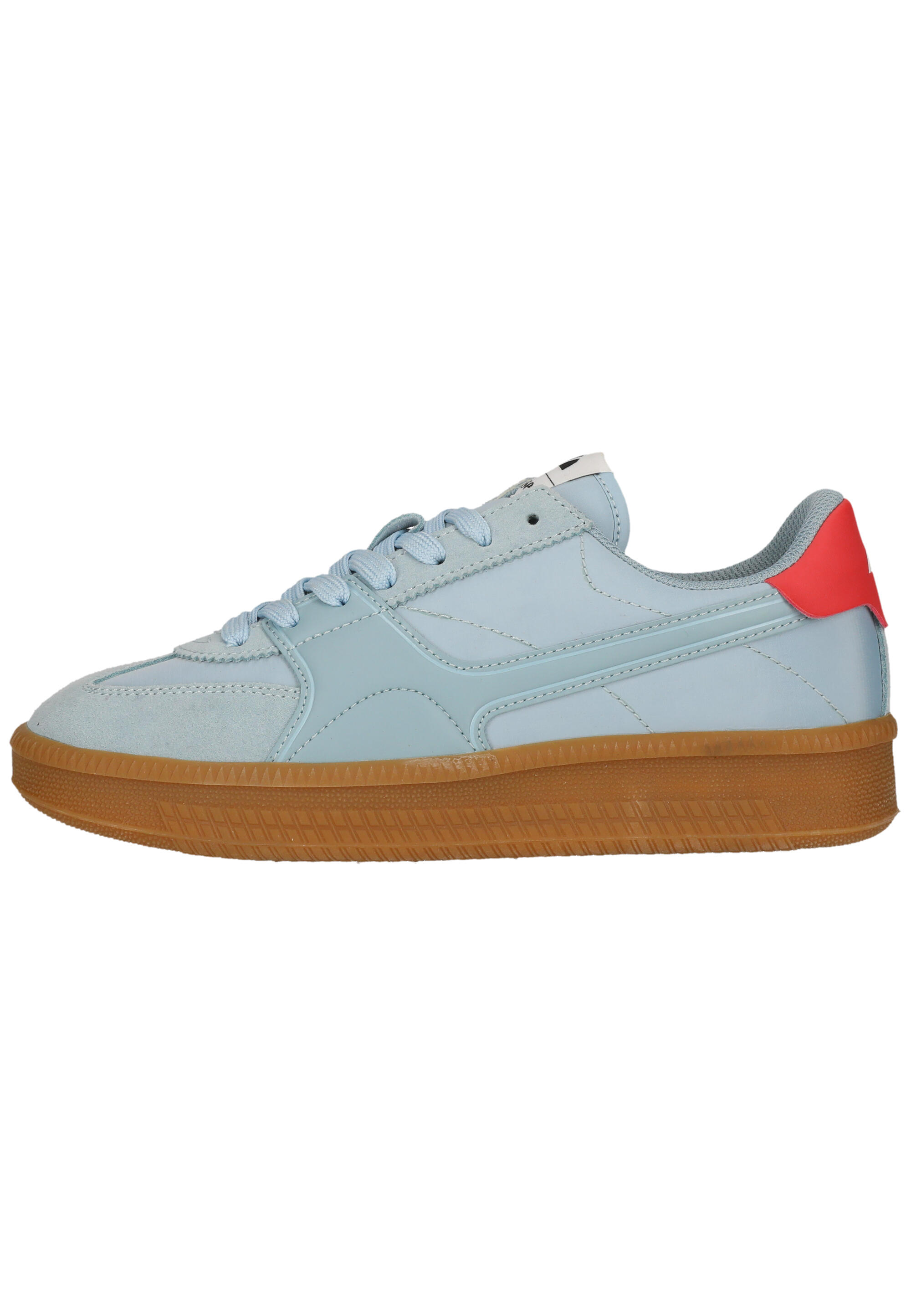 BLAU / hellrot