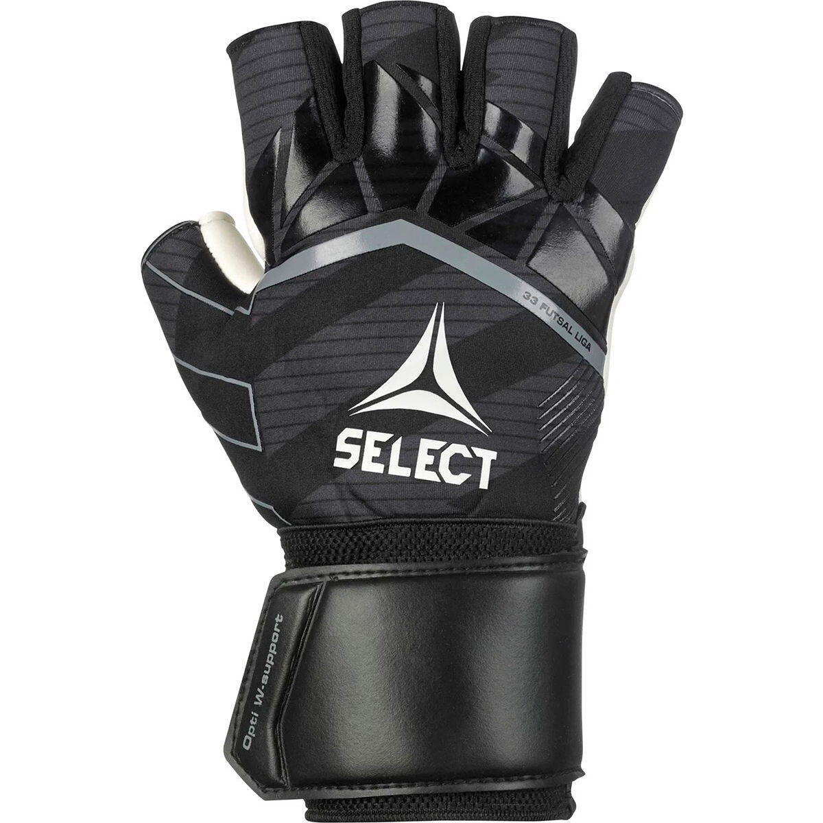 Select Futsal Liga V24 Gants de Gardien - Noir / Blanc - Taille 10 4/5