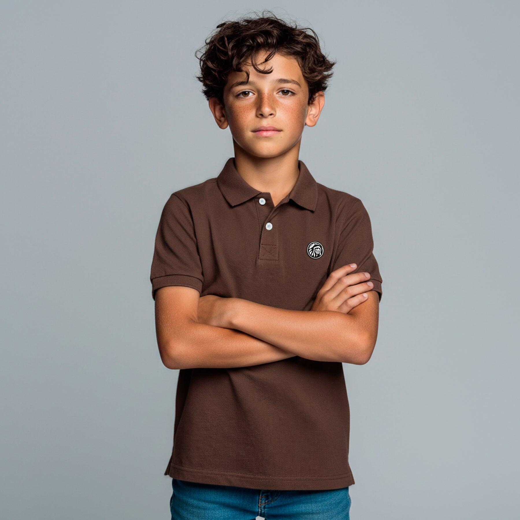 Polo The Indian Face Unisex Kids Soul Brown 3/5