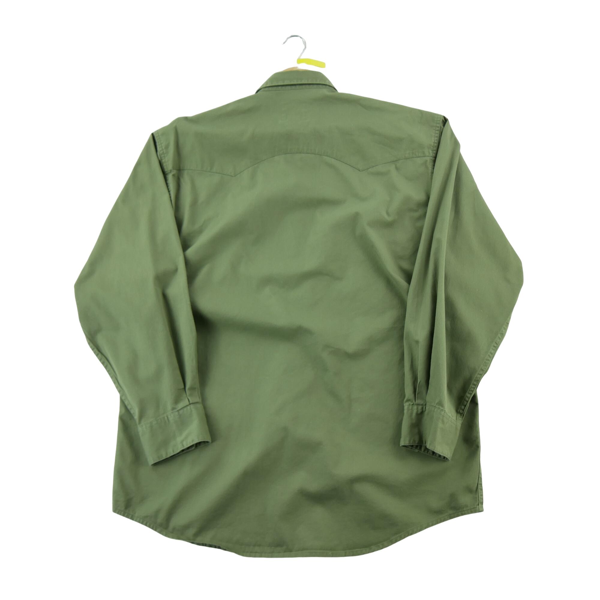 Refurbished - Klassisches Herren einfarbiges Hemd - In gutem Zustand 3/6
