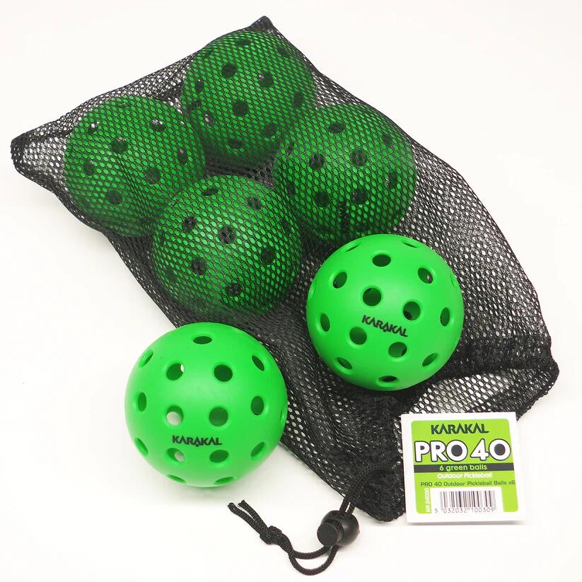 PICKLE  OUTDOOR BALL GREEN x 10 2/4