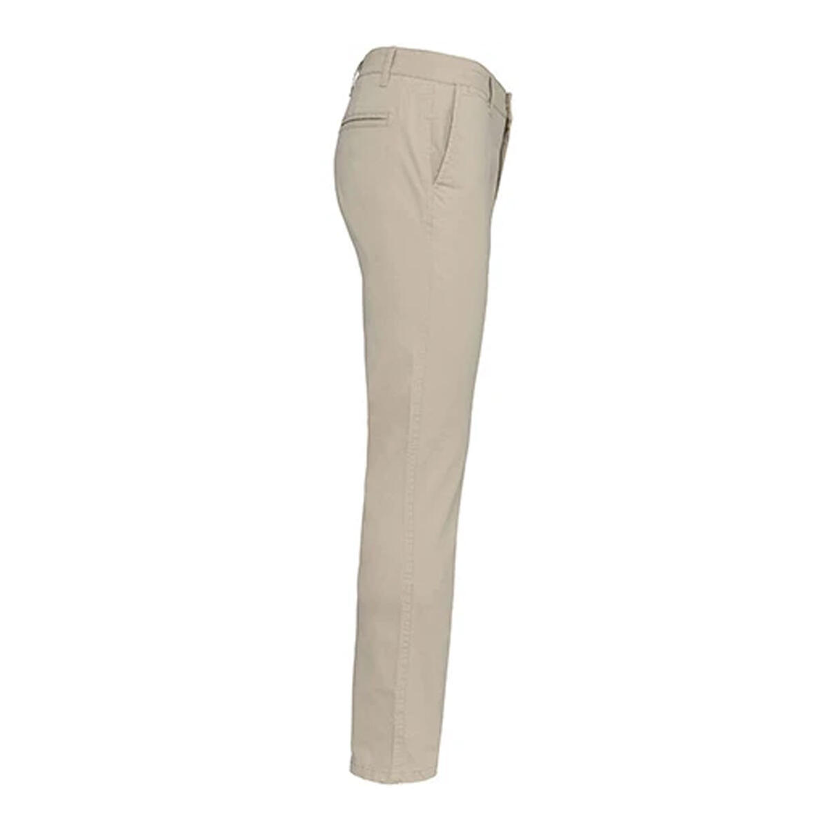 Mens Plain Modern Chinos (Beige) 3/3
