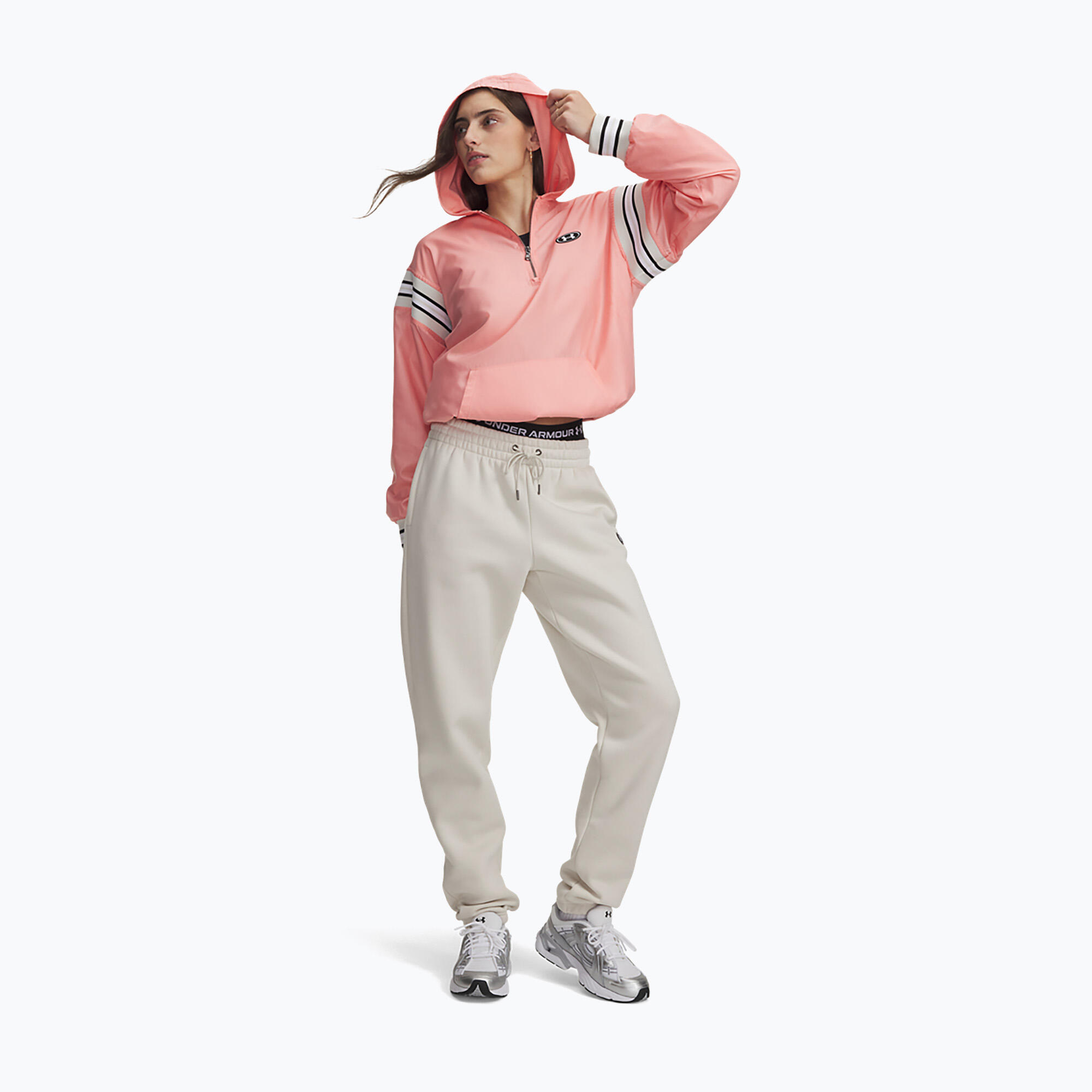 Spodnie damskie Under Armour Icon Fleece Nov Jogger summit / 2/4