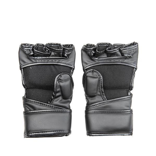 MMA Handschuhe - Größe M/L - 2 Stück - Schwarz - 20cm - 13cm - PU Leder