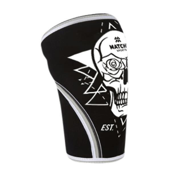 Knee sleeve skull maat L