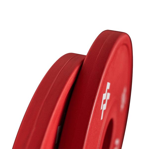 Dischi Palestra - Disco gomma - Fractional plate - 2,5 kg - 50mm - Set di 2 4/5