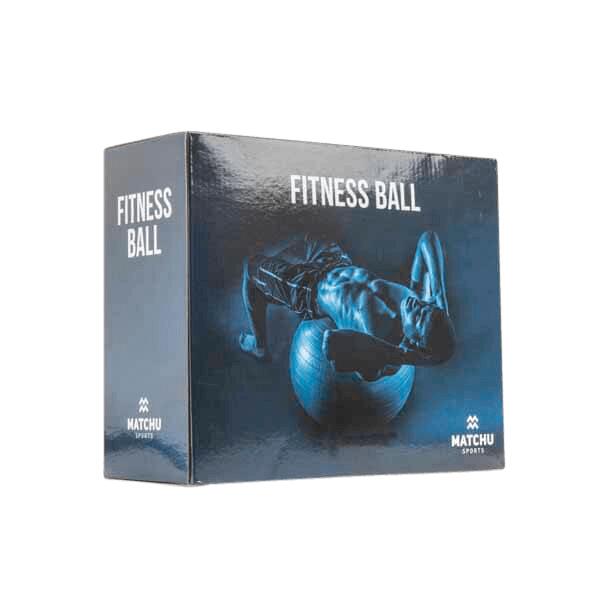 Gymnastikball - Fitness ball - 75 cm - Silber