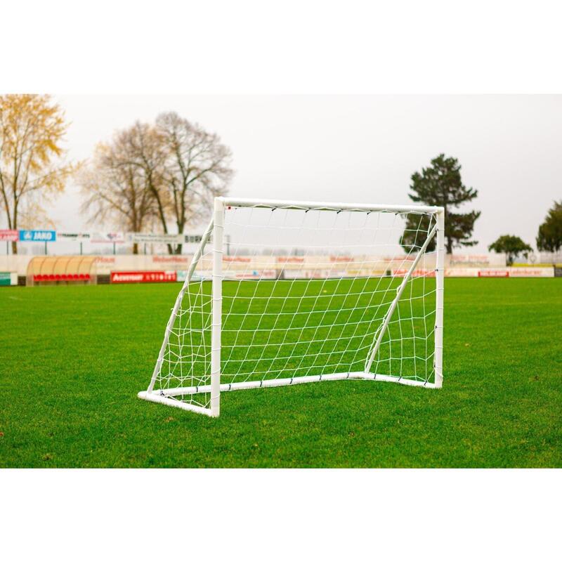 Pár branek - 2,4 m x 1,5 m - PVC - bílá