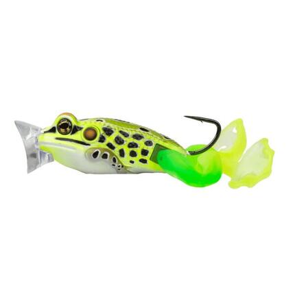 Leurre Live Target Ultimate Frog Popper Bait 6 cm, 28 g, Floro Green/Yellow