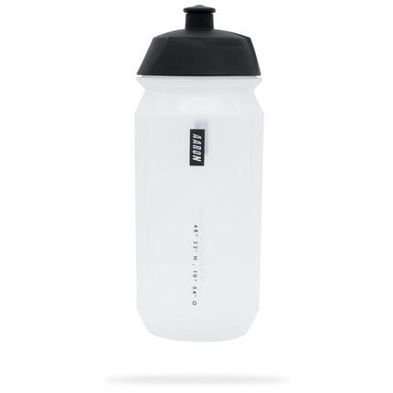 ECO Fahrrad-Trinkflasche - 500 ml, biologisch abbaubar, BPA-frei - Weiß