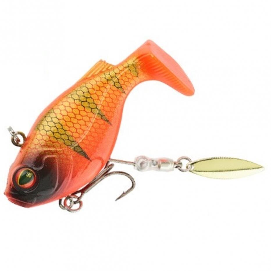 Leurre souple Sakura Tribbble 6,7 cm - Red Tiger - 35,5 g 1/1