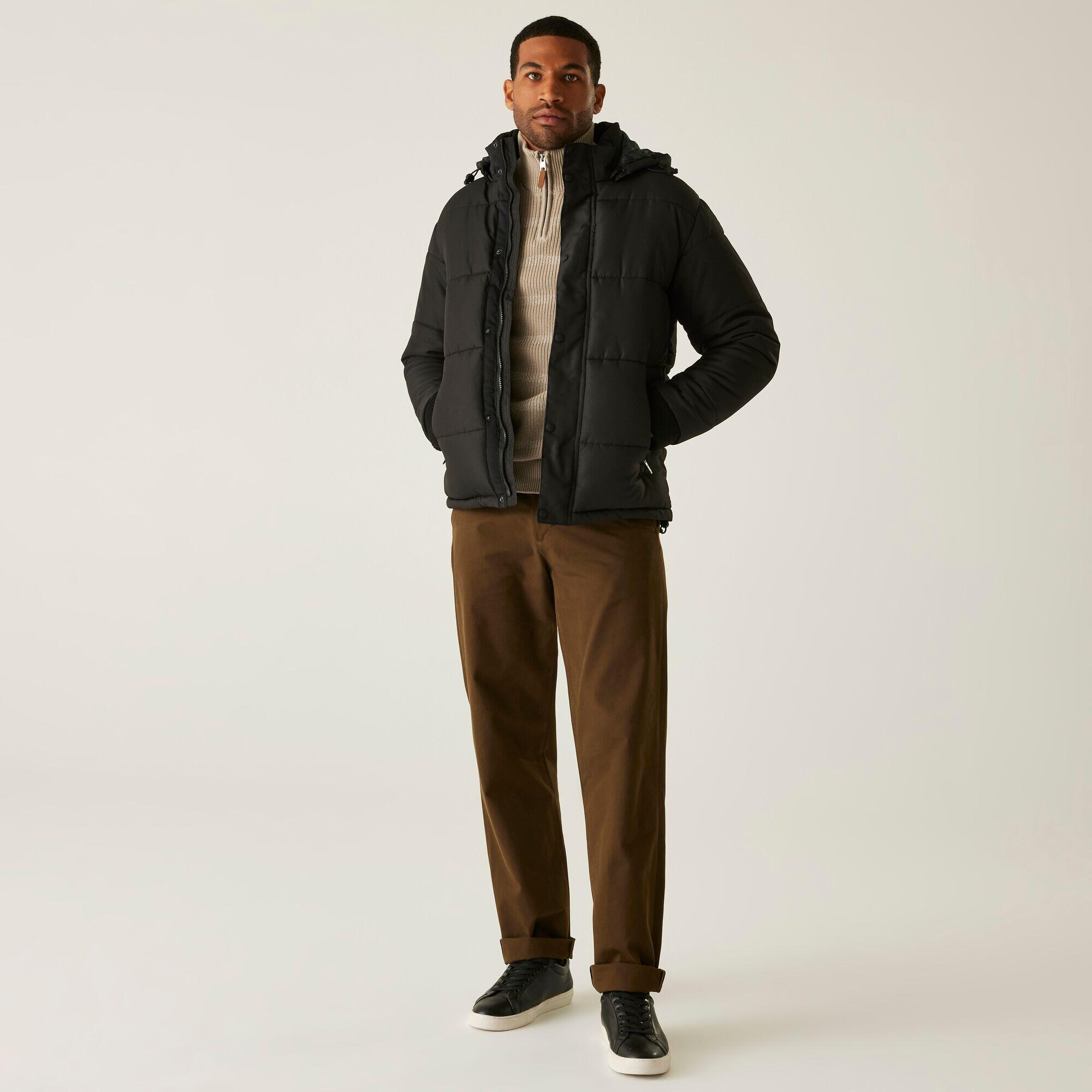 Mens Northdale Insulated Padded Hooded Jacket 3/7