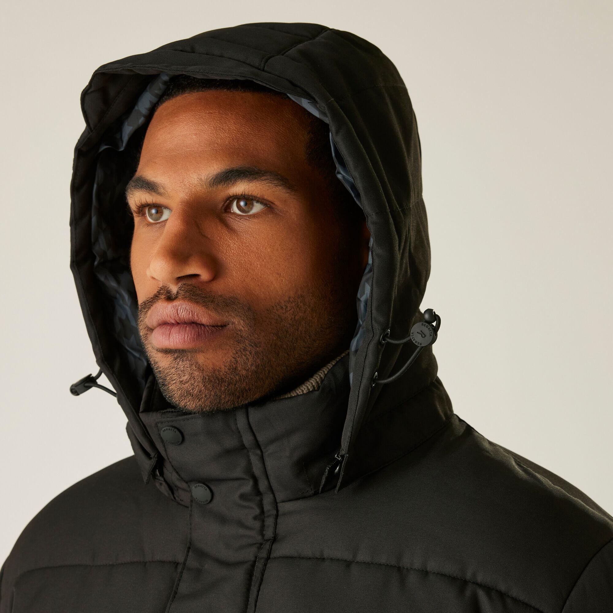 Mens Northdale Insulated Padded Hooded Jacket 7/7