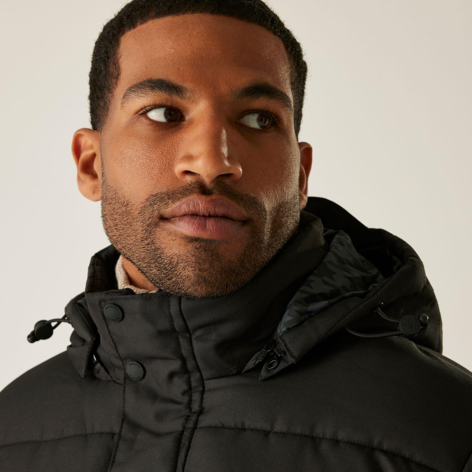 Mens Northdale Insulated Padded Hooded Jacket 4/7