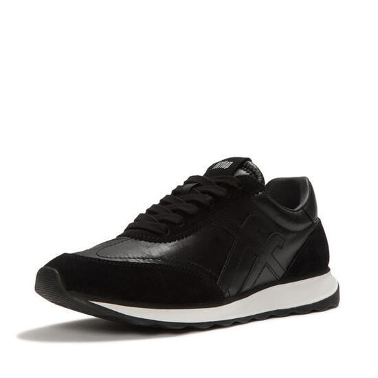 FitFlop Retro-Q FF Sneakers en tissu métallisé/suède