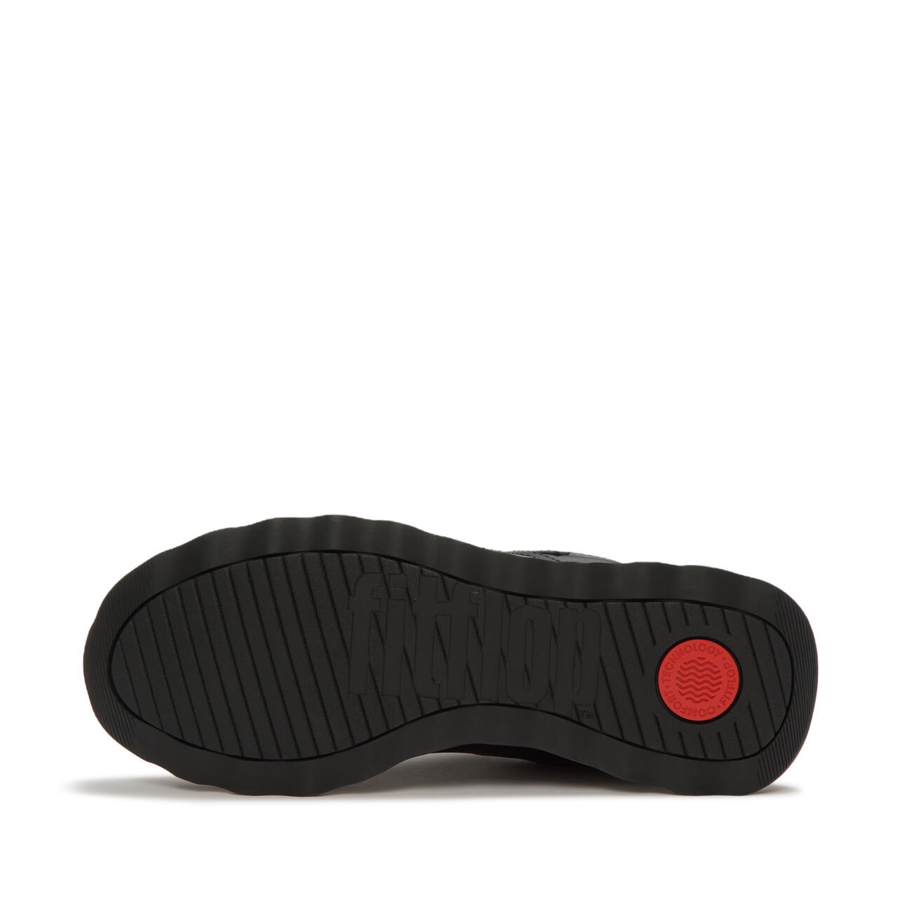 FITFLOP FitFlop Retro-Q FF Metallic-Fabric/Suede Sneakers  ZWART 36 4/7