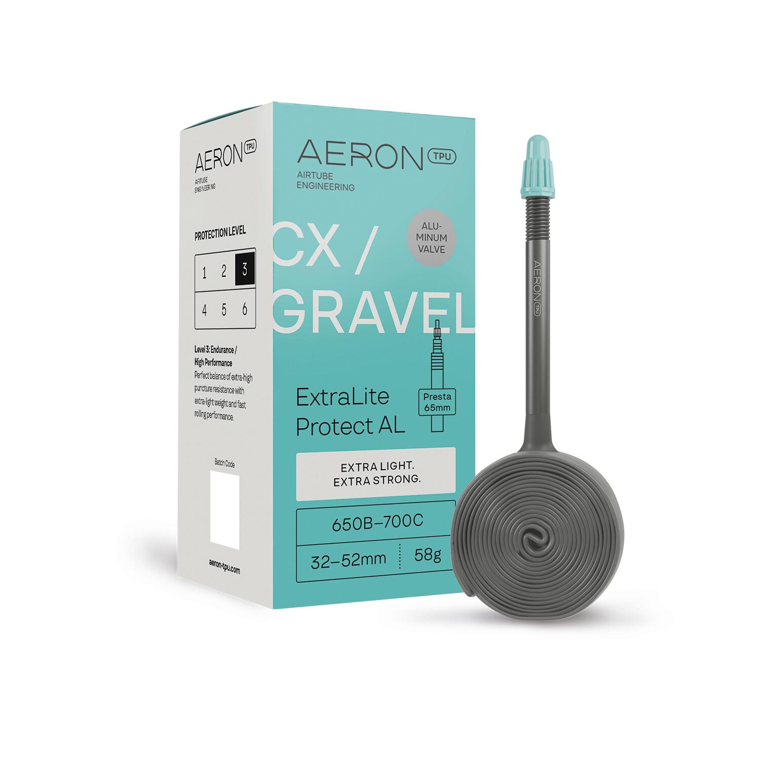 Chambre air Gravel - ExtraLite Protect AL - 32-52mm - Presta 65mm - 650b / 700c 2/6