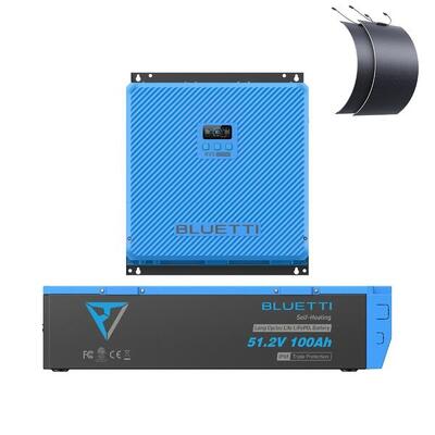 Rv5+ b4810+ 100w zonnepaneel –5120wh/48v zonnesysteem voor off-grid & bestelauto