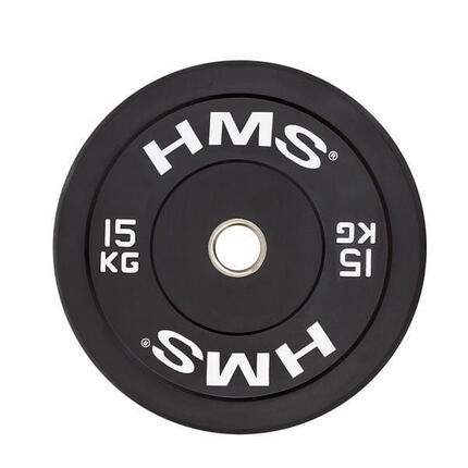 Disque Bumper - Disque Olympique - 5 kg - Noir