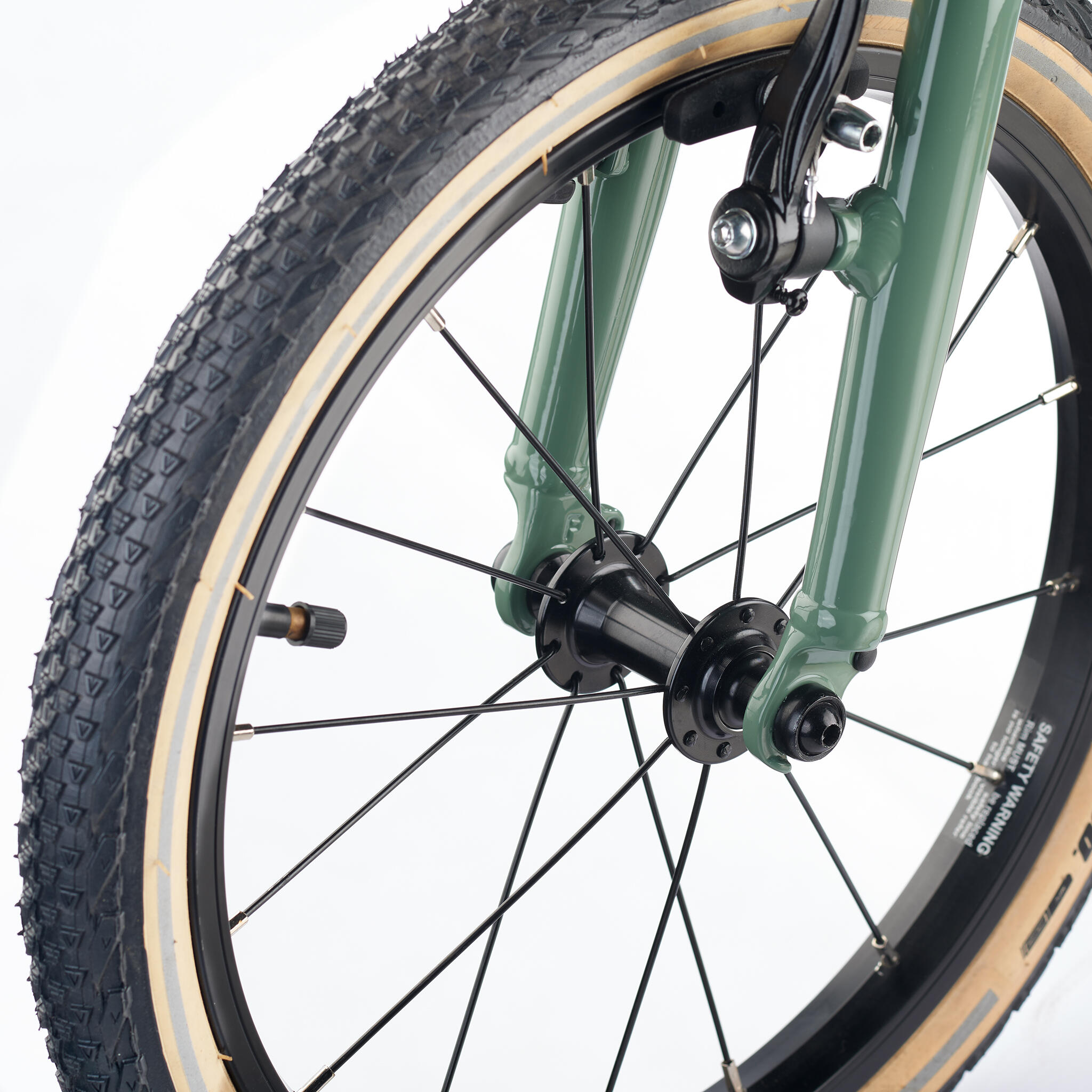 ACADEMY GRADE 3 - 16 inch kinderfiets olive 3/4