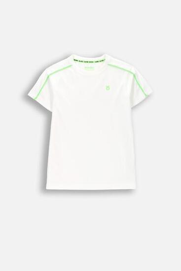 Koszulka sportowa dziecięca Lemon Explore WL6 z krótkim rękawem biała