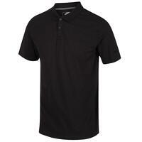 Sinton Polo Fitness à manches courtes pour homme - Noir
