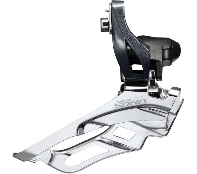 Przerzutka Przednia 3 X 9 Rzędów Sora Fd-R3030 Weld-On - Down Pull - 50T
