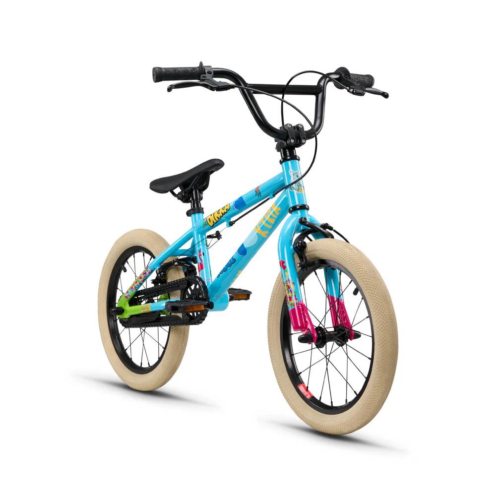 DIKKA BMX XtriX mini, 16 Zoll BMX, 1-Gang, Schwarz, 100–115 cm, 4–6 Jahre 2/6
