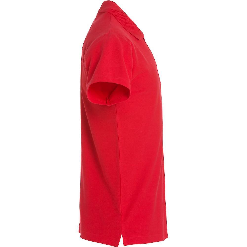 Mens Basic Polo Shirt (Red) 4/4