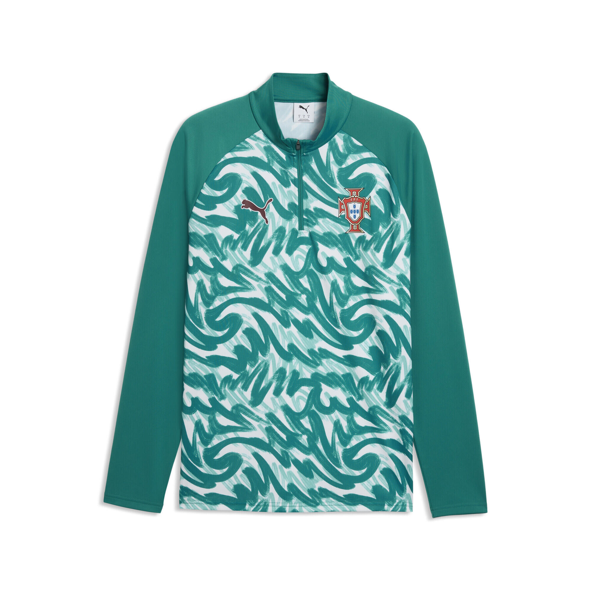 Maglia da riscaldamento con zip Portogallo da uomo PUMA 2/5