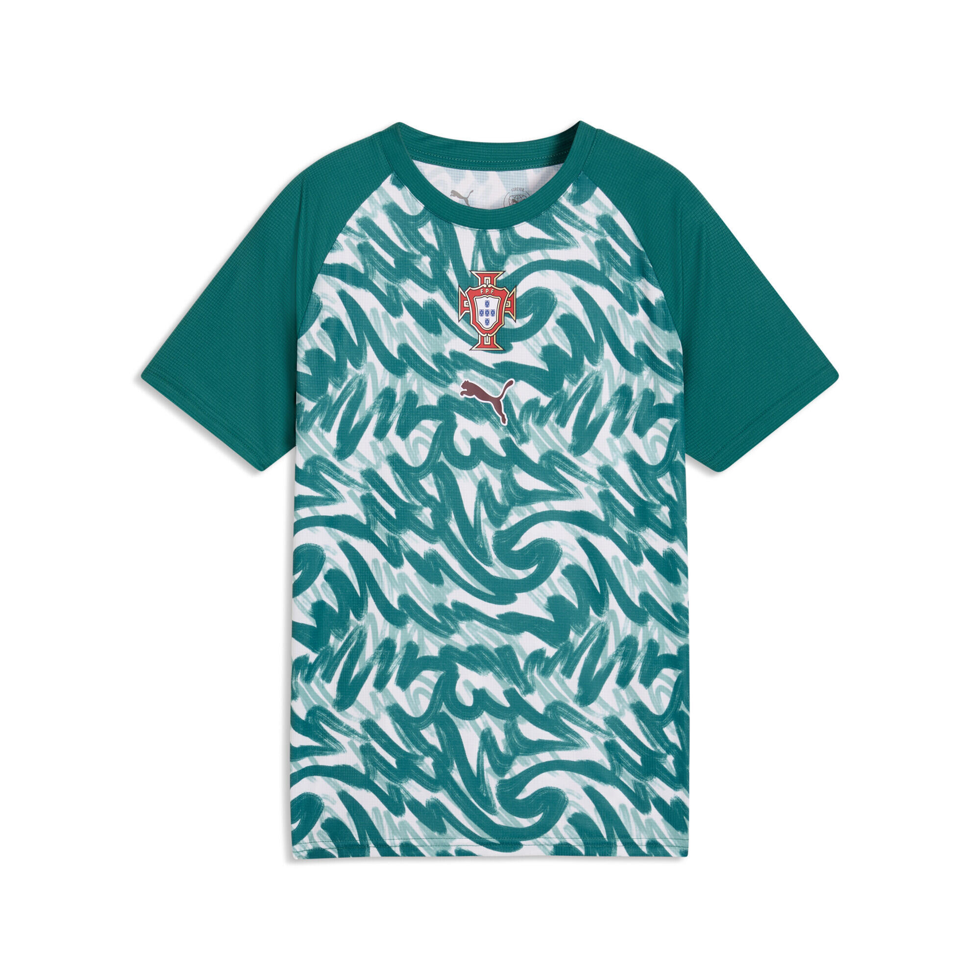 Maglia da riscaldamento Portogallo per ragazzi PUMA 2/6