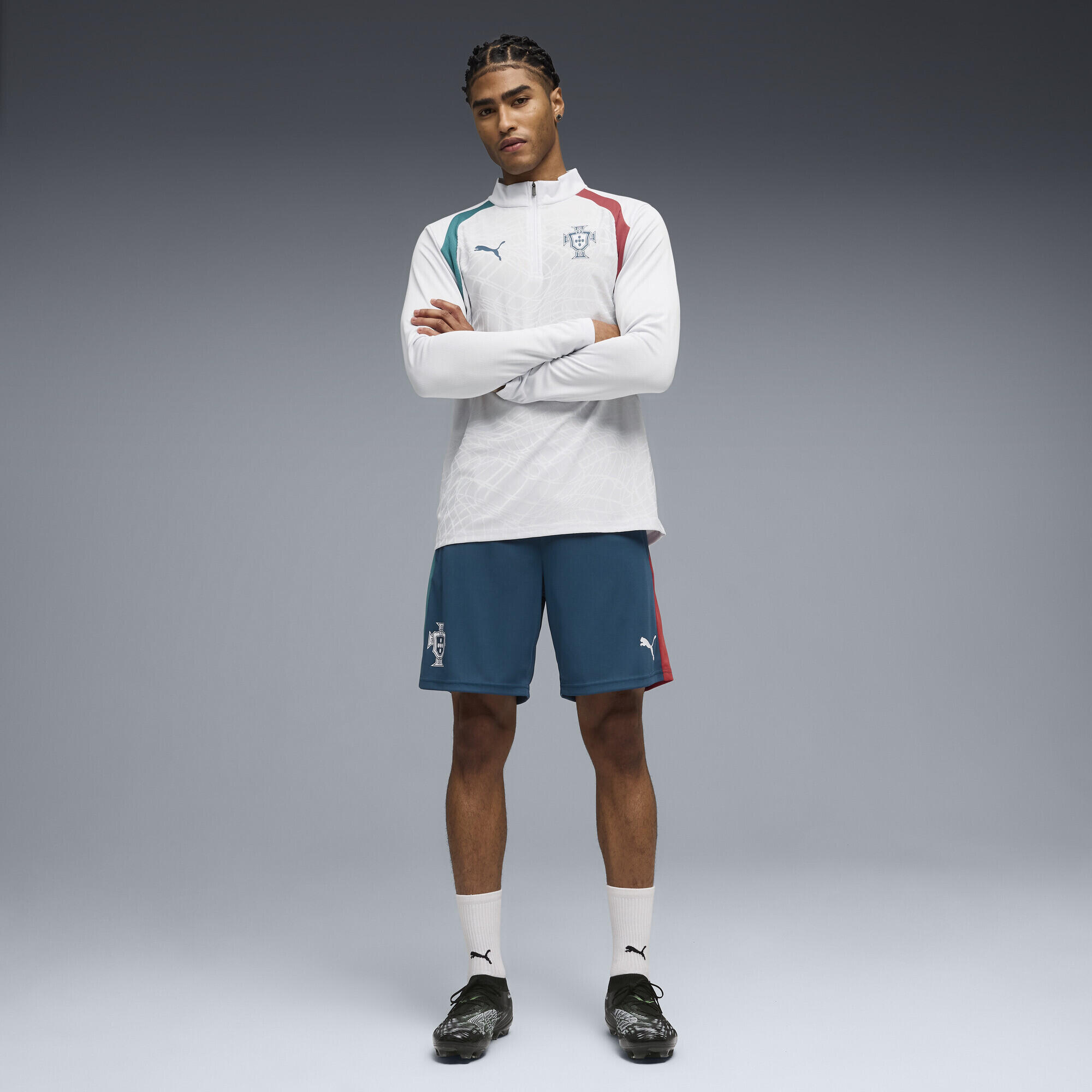 Maglia da training con zip Portogallo da uomo PUMA 4/5