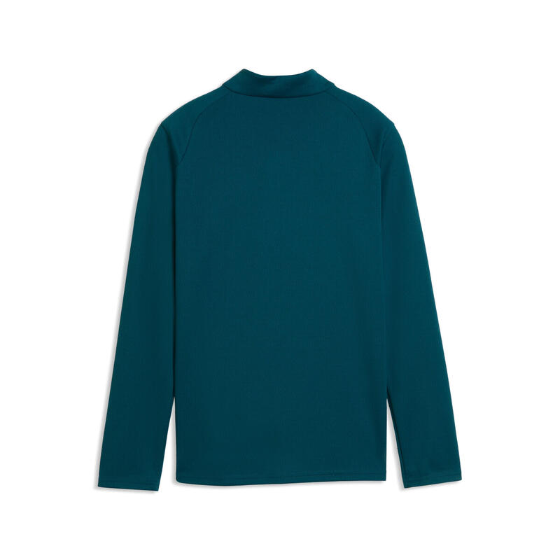 Tricou copii mâneci lungi Trainingstop, teal PUMA