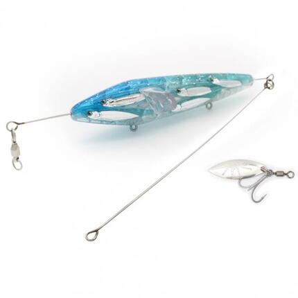 Little Jack Panicking Survivor Stickbait 11,2 cm - 28 g - Blue Bait Silver