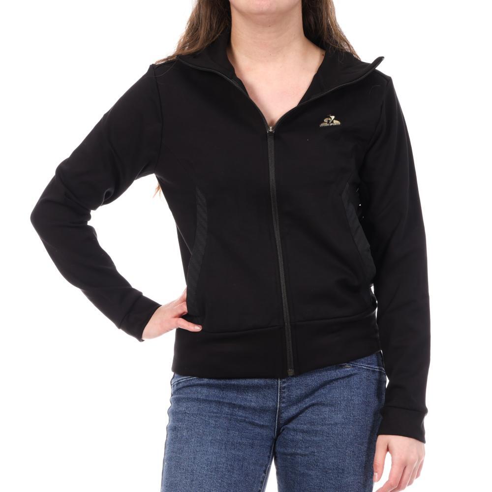Le Coq Sportif Women's Black Gold Jacket