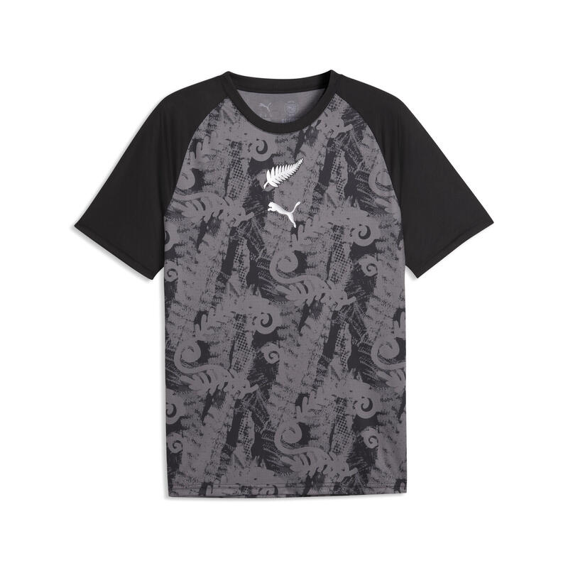 Tricou bărbați slim, mânecă scurtă Neuseeland, negru PUMA