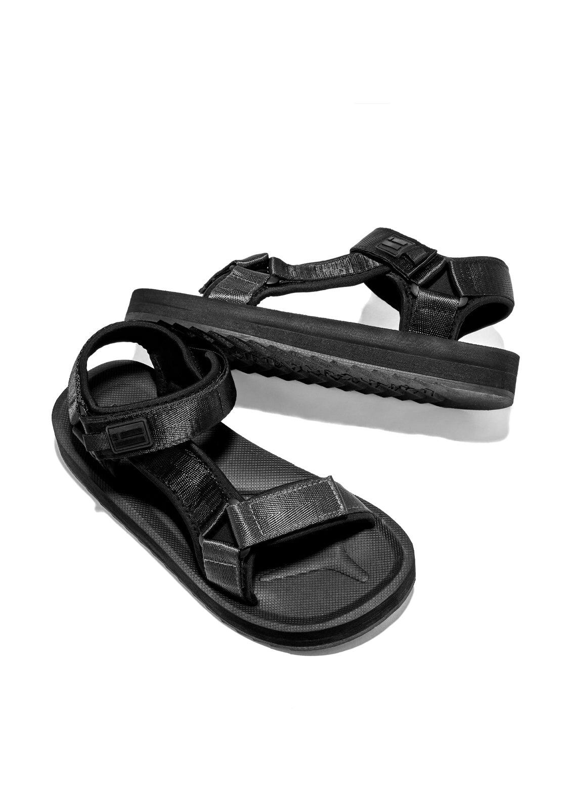 Sandalias D. Franklin Forest Met Negro 3/4