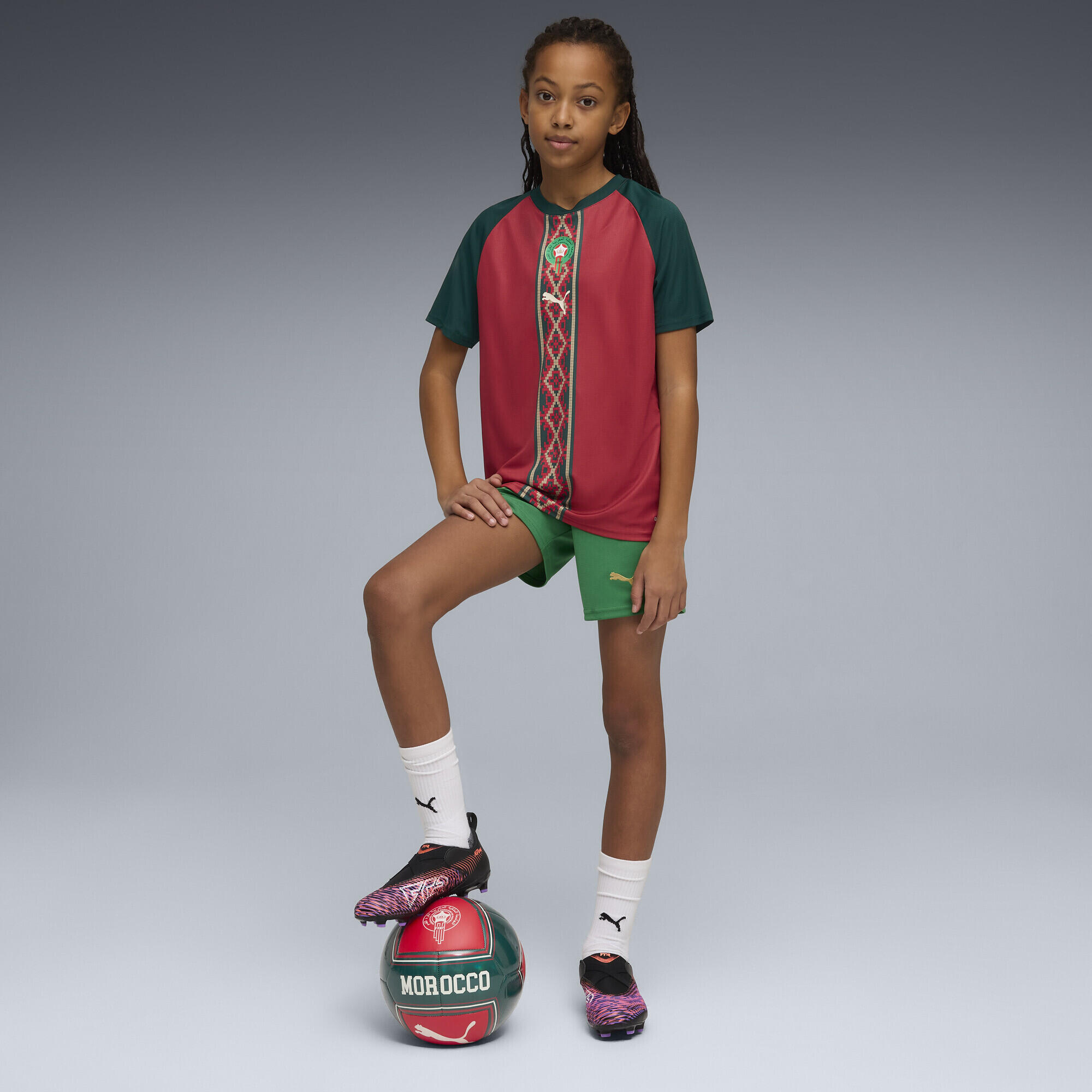 Maillot d’échauffement Maroc Enfant et Adolescent PUMA 4/6