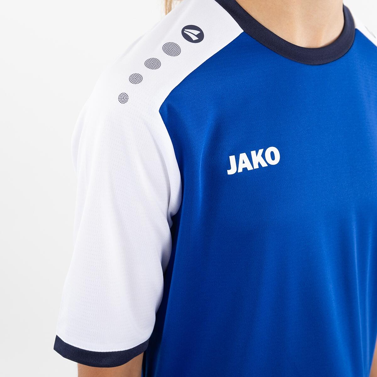 Jako Dynamic Shirt Korte Mouw Kinderen - Royal / Wit / Marine | 140 4/5
