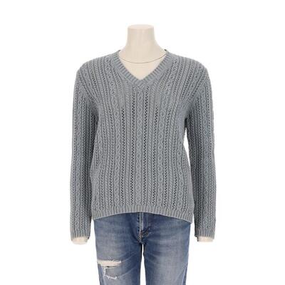 Tweedehands - lichtblauwe dames trui - zeer goede staat